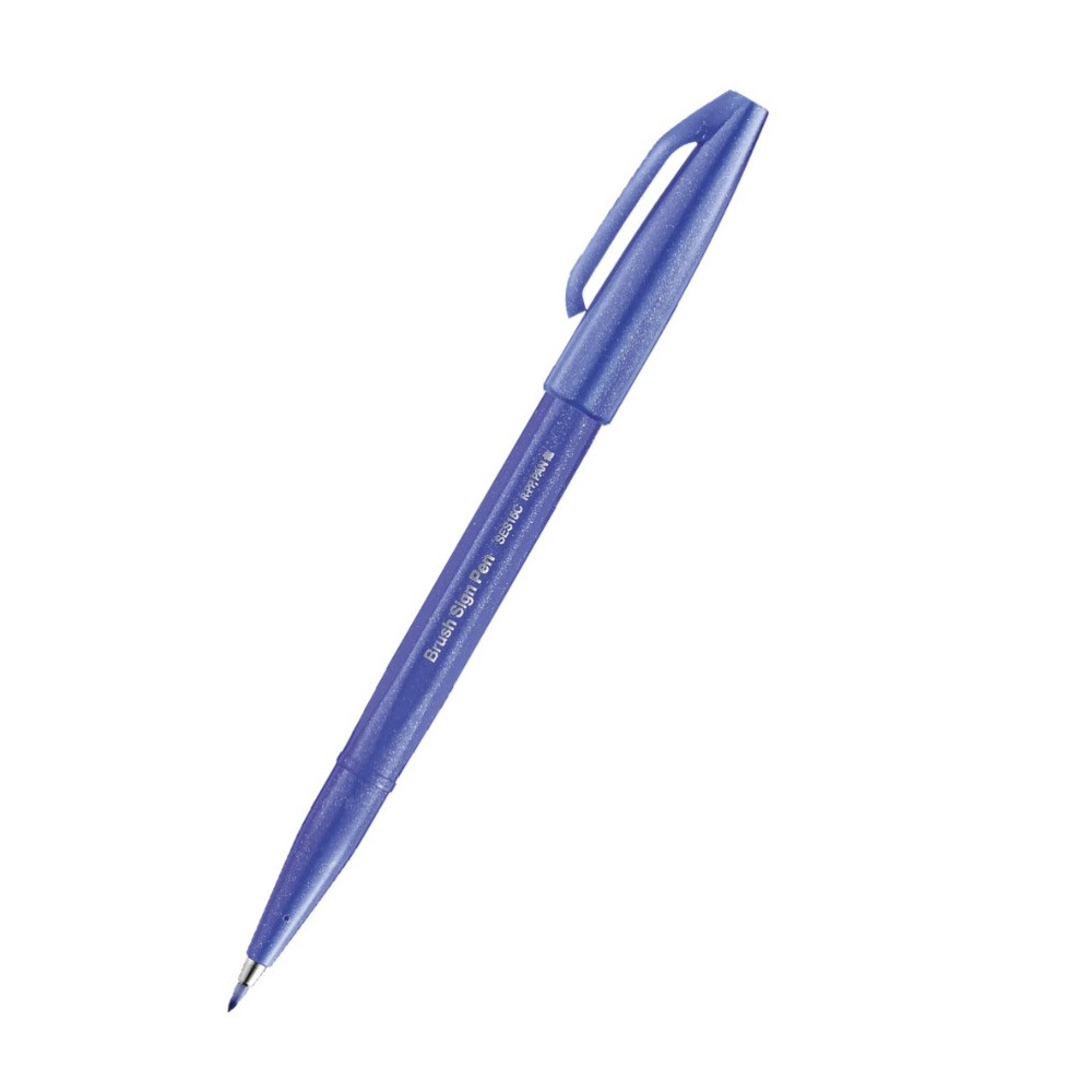Pisak pędzelkowy Brush Sign Pen - Pentel - niebieskofioletowy