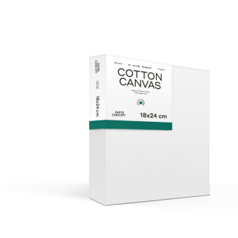 Cotton stretched canvas Deep Edge 3D - PaperConcept - 18 x 24 cm