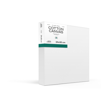 Cotton stretched canvas Deep Edge 3D - PaperConcept - 24 x 30 cm