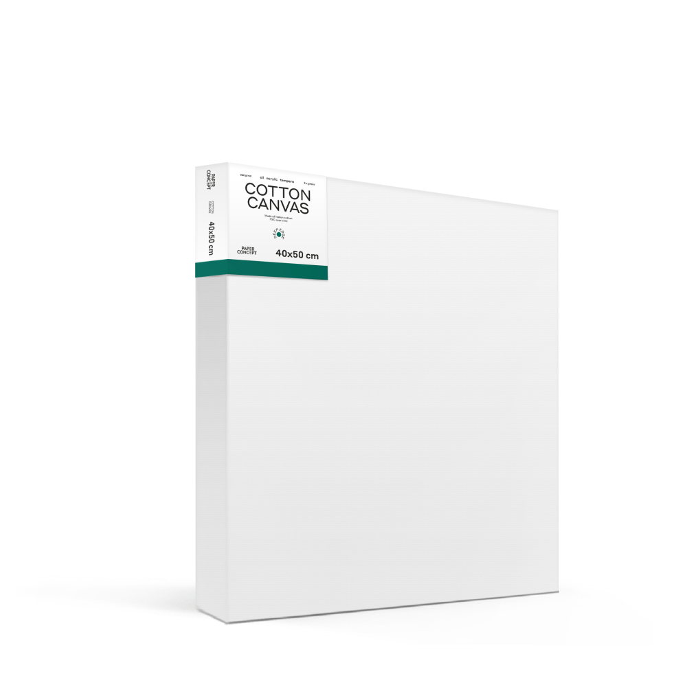 Cotton stretched canvas Deep Edge 3D - PaperConcept - 40 x 50 cm