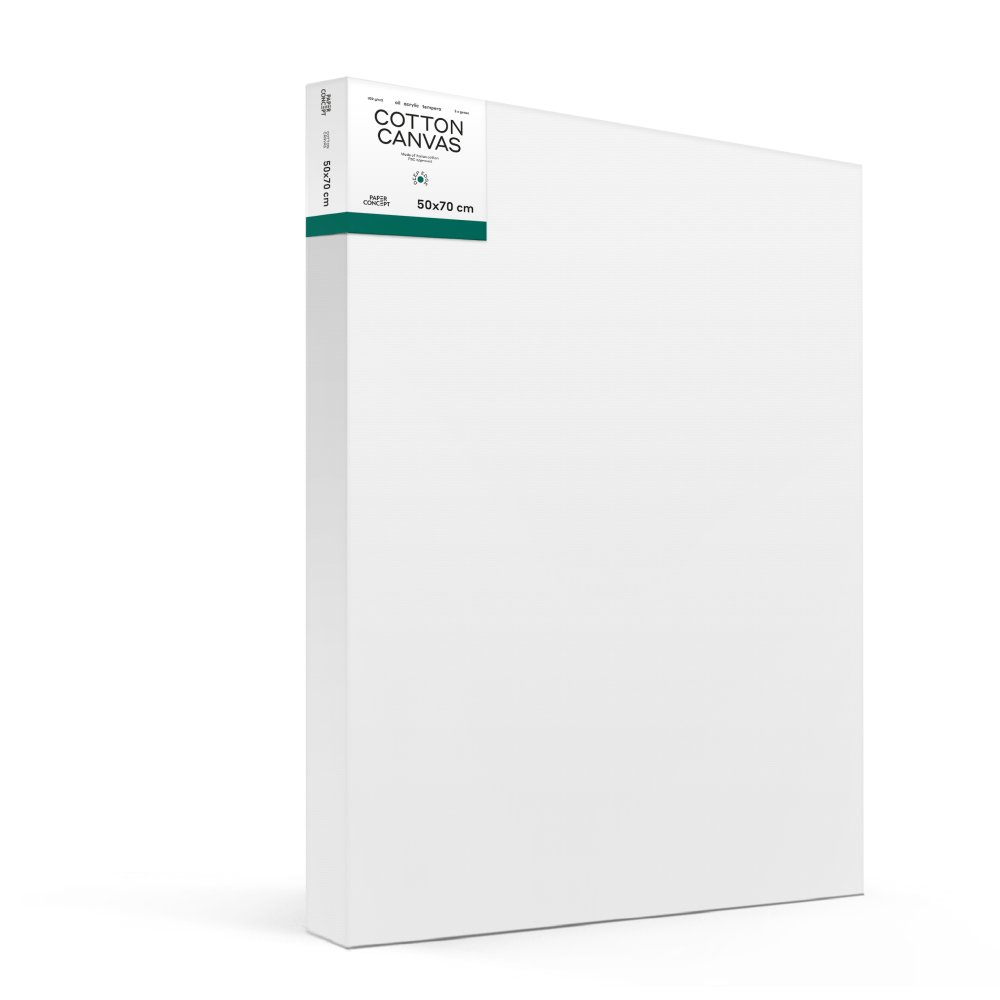 Cotton stretched canvas Deep Edge 3D - PaperConcept - 50 x 70 cm
