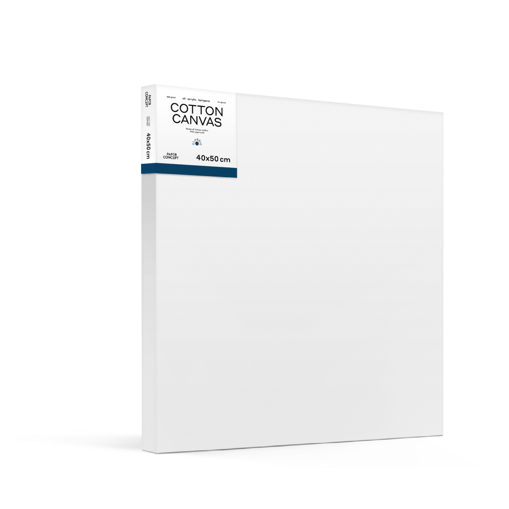 Cotton stretched canvas Classic - PaperConcept - 40 x 50 cm