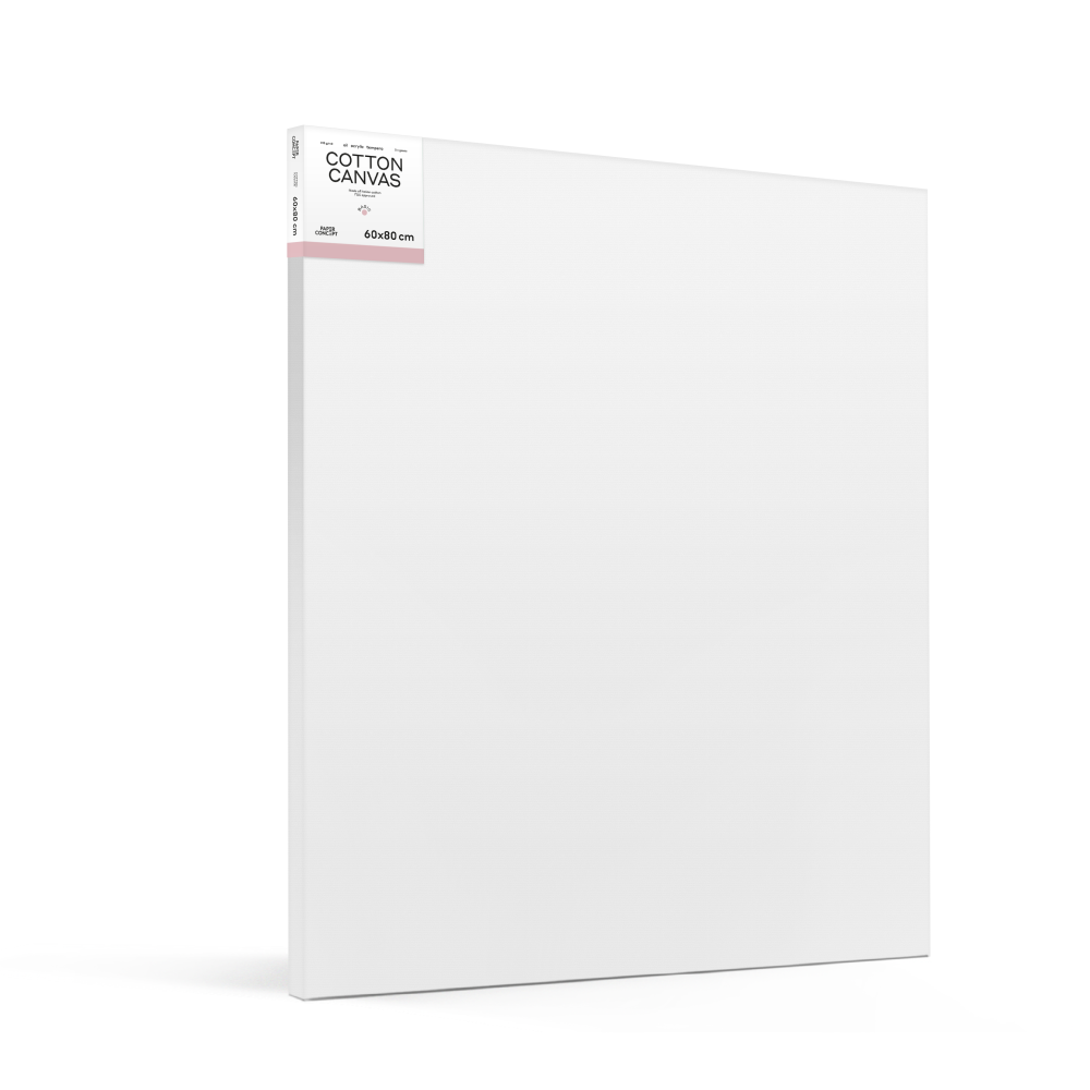 Cotton stretched canvas Basic - PaperConcept - 60 x 80 cm