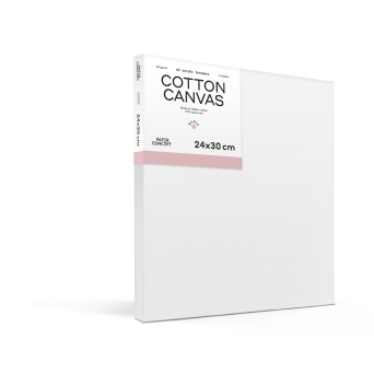 Cotton stretched canvas Basic - PaperConcept - 24 x 30 cm