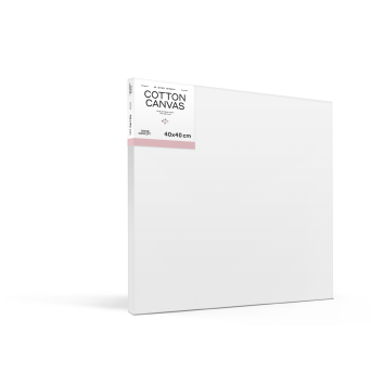 Cotton stretched canvas Basic - PaperConcept - 40 x 40 cm