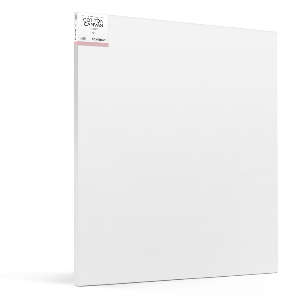 Cotton stretched canvas Basic - PaperConcept - 80 x 100 cm