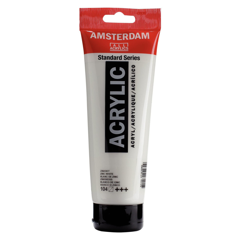 Acrylic paint - Amsterdam - 104, Zinc White, 250 ml