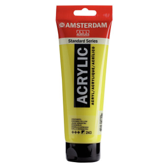 Acrylic paint - Amsterdam - 243, Greenish Yellow, 250 ml