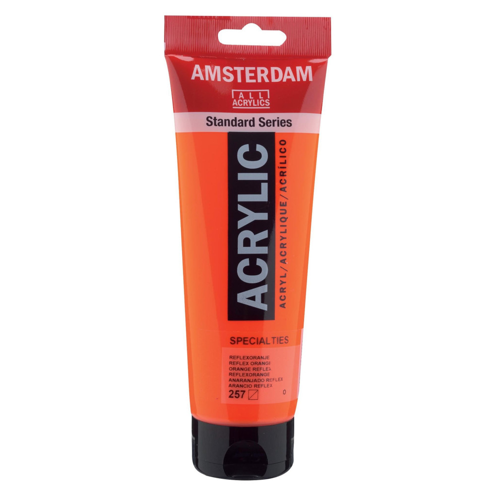 Farba akrylowa - Amsterdam - 257, Reflex Orange, 250 ml