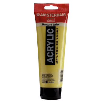 Farba akrylowa - Amsterdam - 274, Nickel Titanium Yellow, 250 ml
