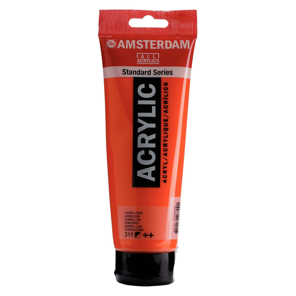 Acrylic paint - Amsterdam - 311, Vermilion, 250 ml