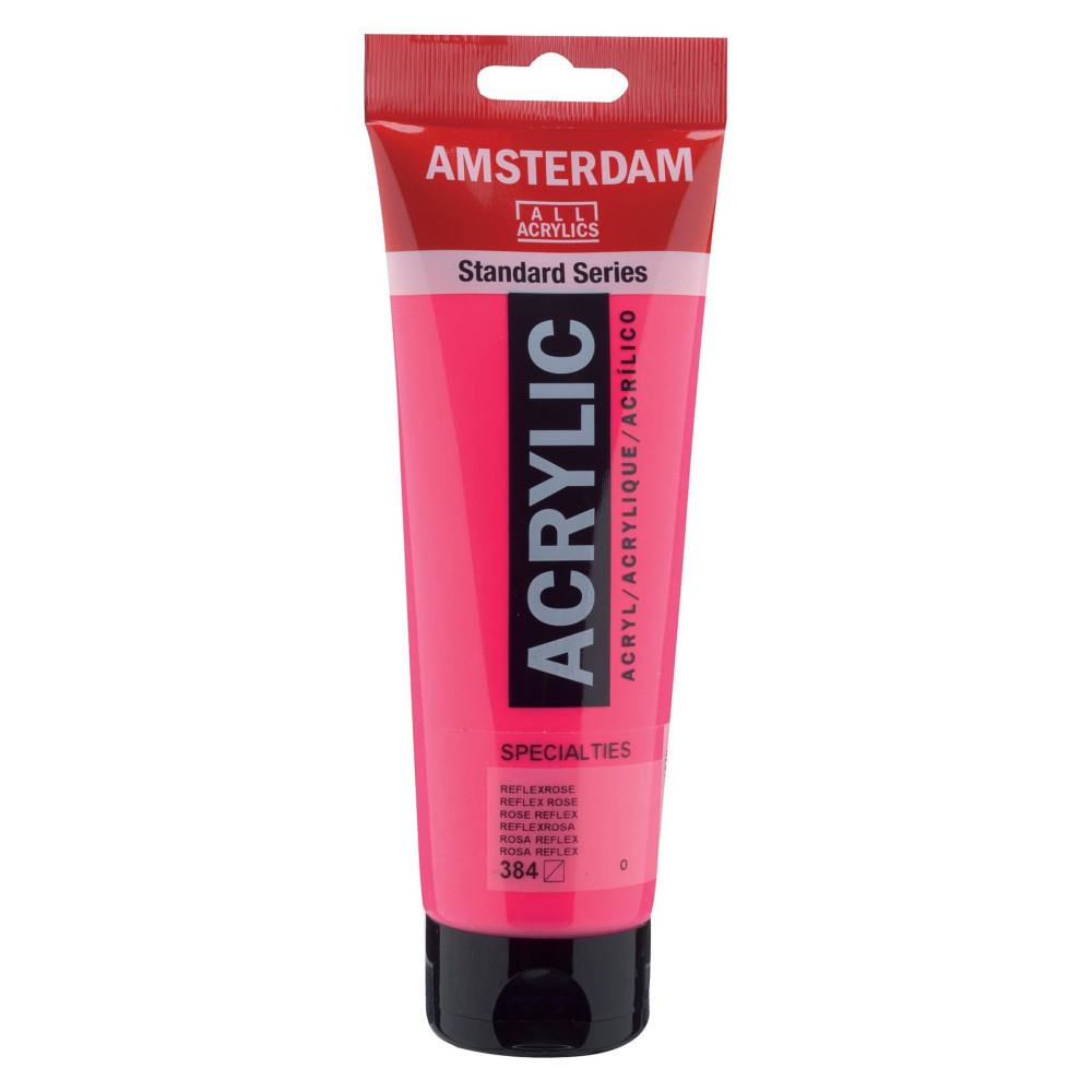 Farba akrylowa - Amsterdam - 384, Reflex Rose, 250 ml