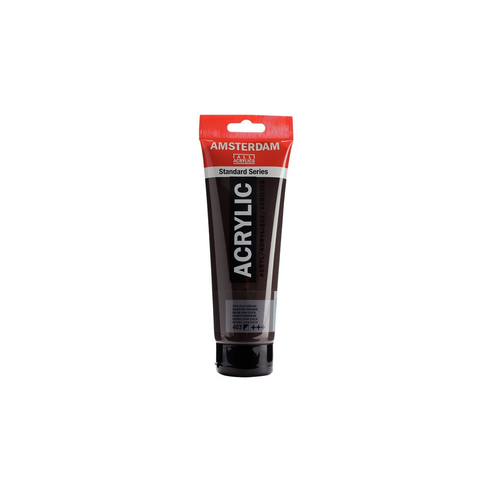 Acrylic paint - Amsterdam - 403, Vandyke Brown, 250 ml