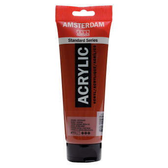 Farba akrylowa - Amsterdam - 411, Burnt Sienna, 250 ml