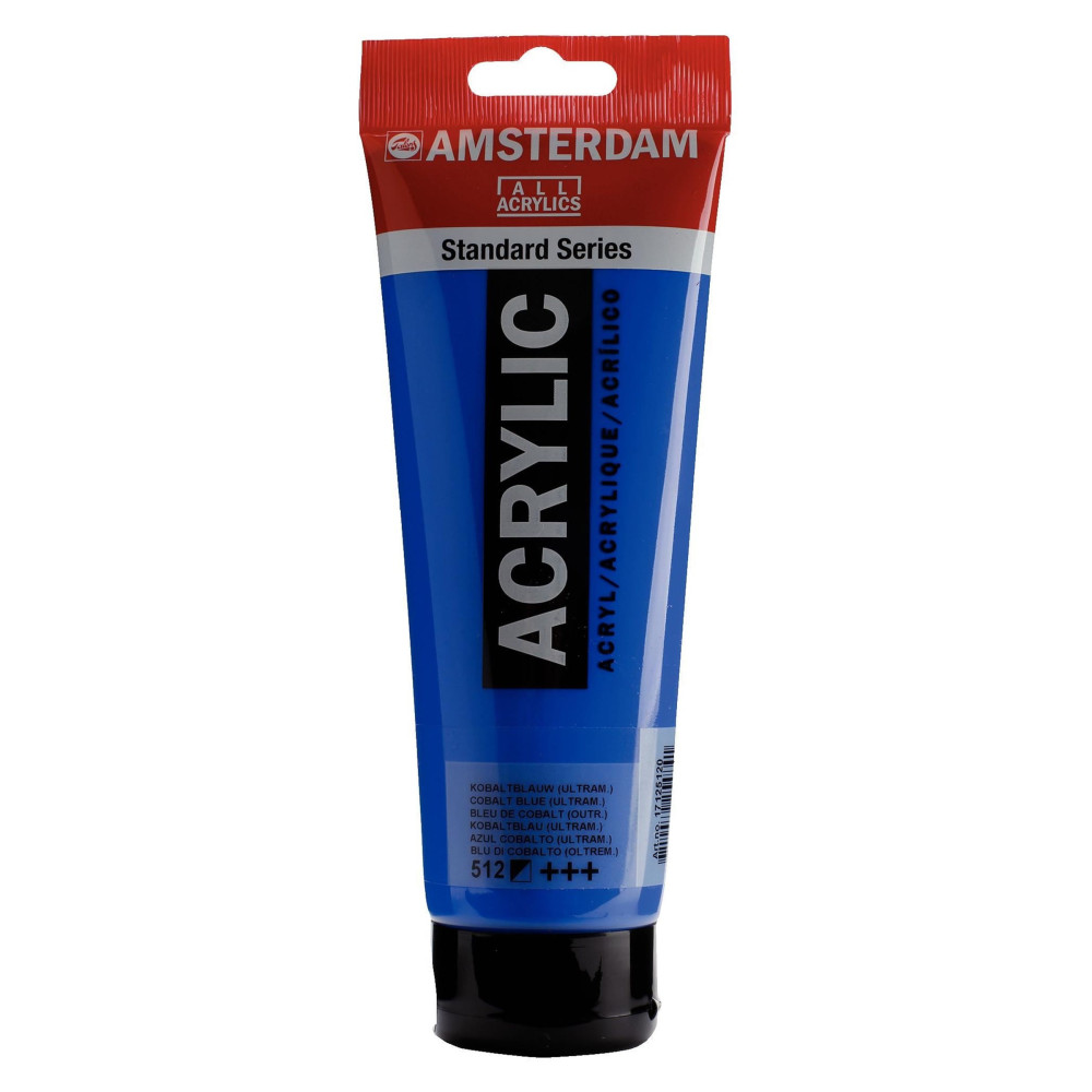 Acrylic paint - Amsterdam - 512, Cobalt Blue (Ultramarine), 250 ml