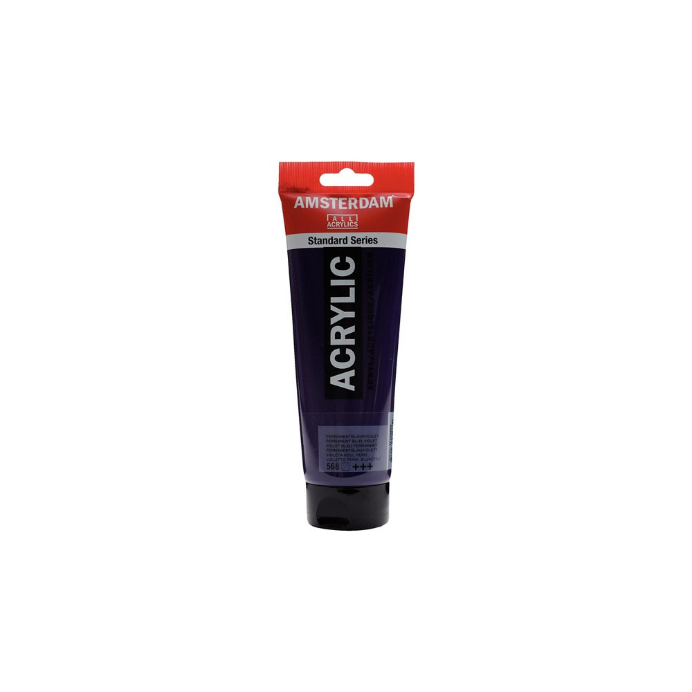 Farba akrylowa - Amsterdam - 568, Permanent Blue Violet, 250 ml