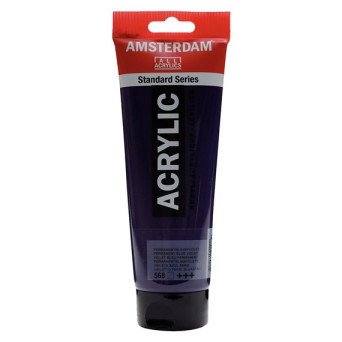 Acrylic paint - Amsterdam - 568, Permanent Blue Violet, 250 ml