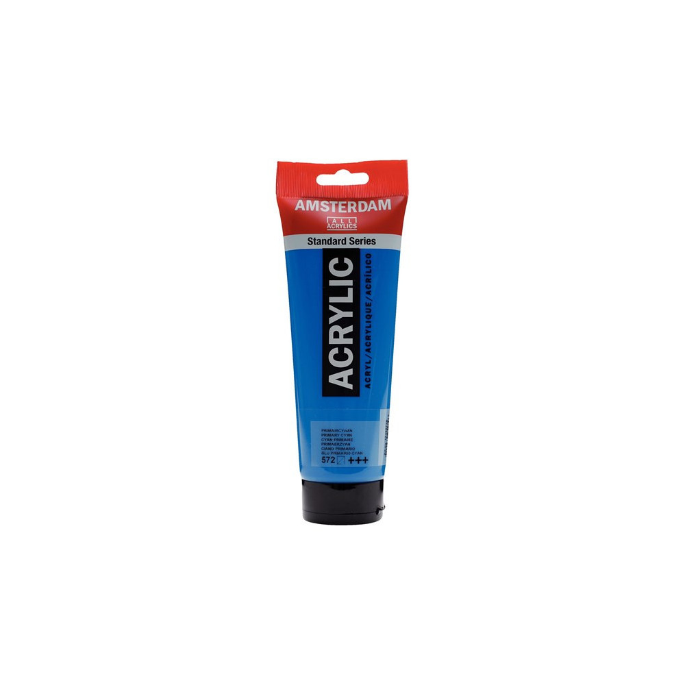 Acrylic paint - Amsterdam - 572, Primary Cyan, 250 ml