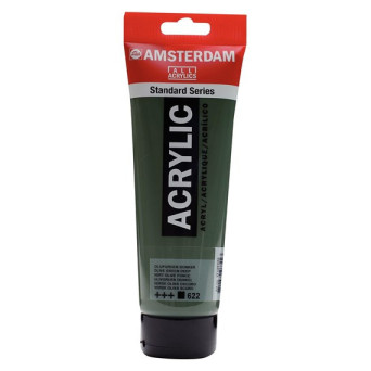 Acrylic paint - Amsterdam - 622, Olive Green Deep, 250 ml