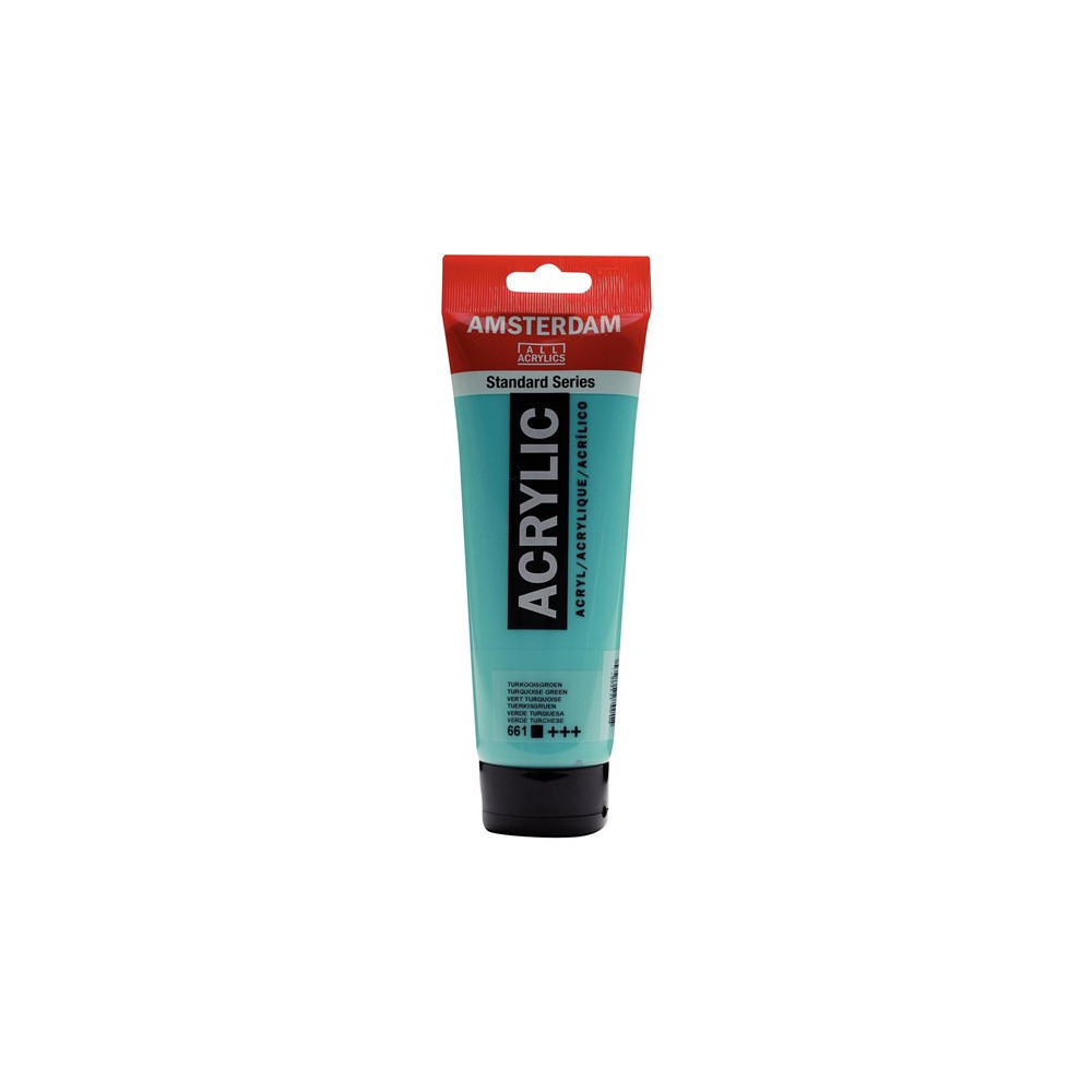 Acrylic paint - Amsterdam - 661, Turquoise Green, 250 ml