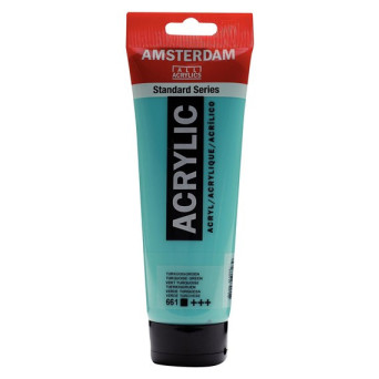 Acrylic paint - Amsterdam - 661, Turquoise Green, 250 ml