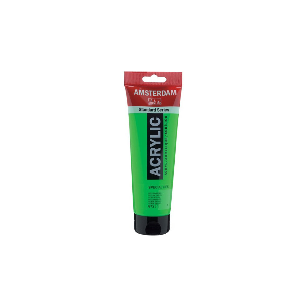 Acrylic paint - Amsterdam - 672, Reflex Green, 250 ml