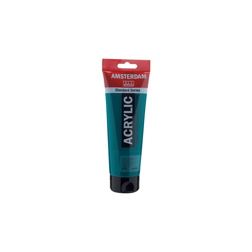 Farba akrylowa - Amsterdam - 675, Phthalo Green, 250 ml
