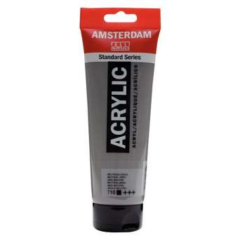 Farba akrylowa - Amsterdam - 710, Neutral Grey, 250 ml