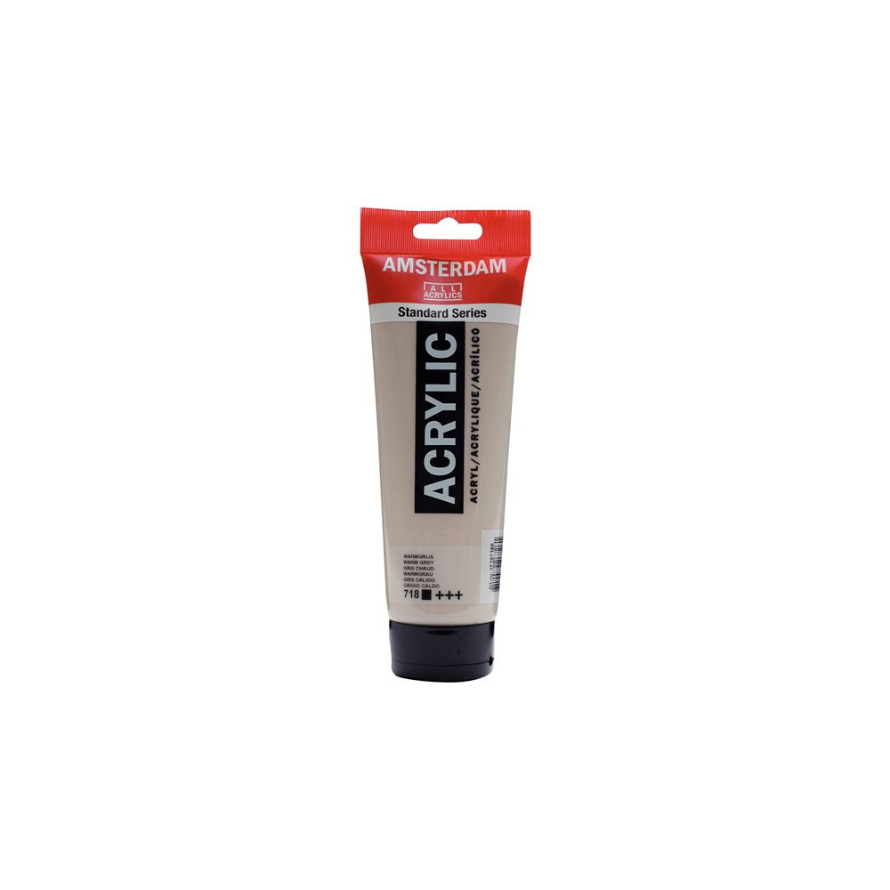 Farba akrylowa - Amsterdam - 718, Warm Grey, 250 ml