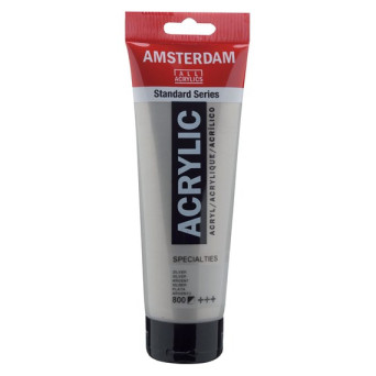 Acrylic paint - Amsterdam - 800, Silver, 250 ml