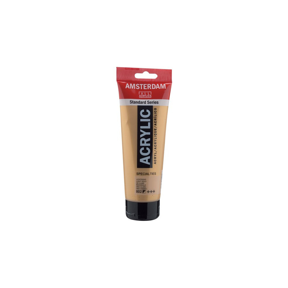 Farba akrylowa - Amsterdam - 802, Light Gold, 250 ml