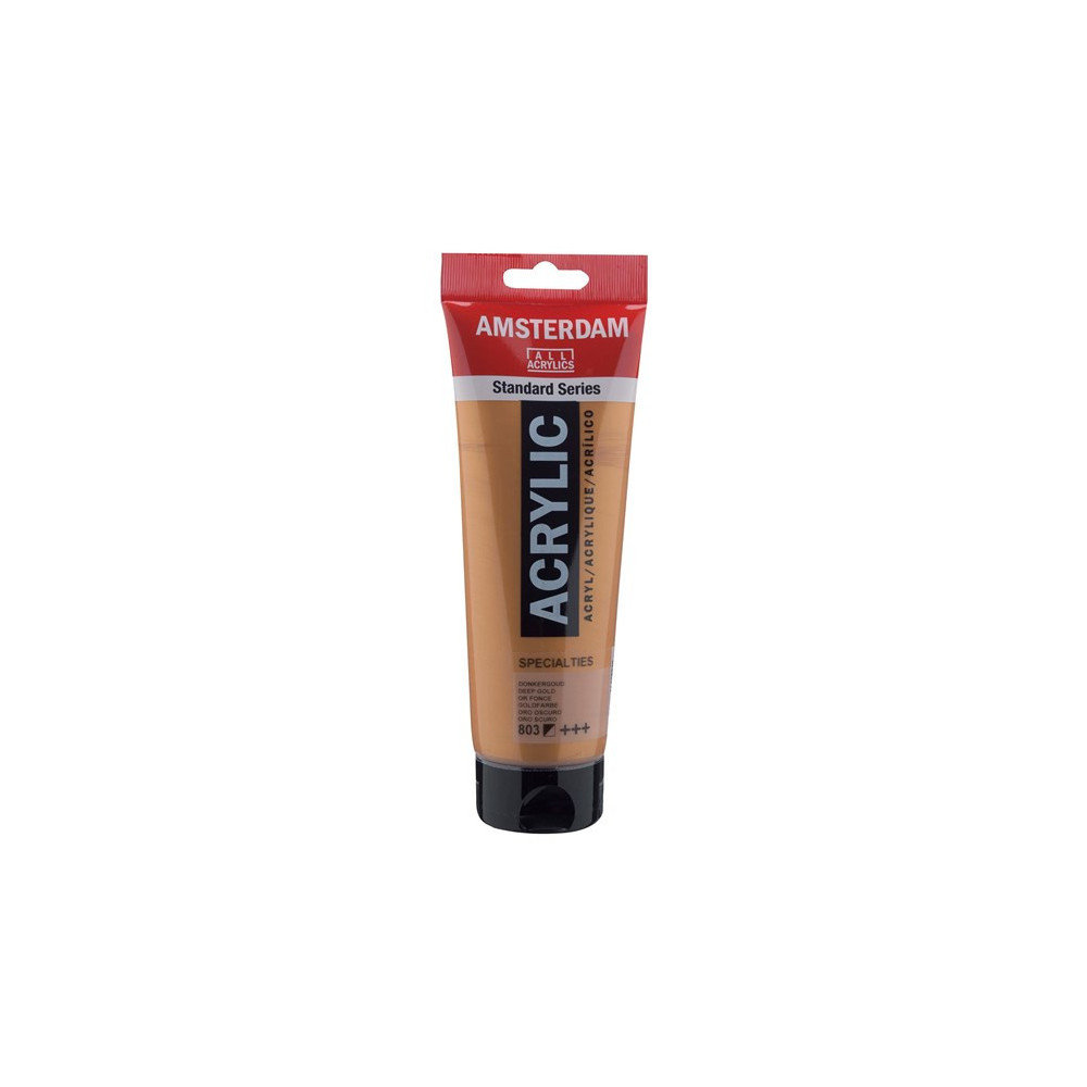 Acrylic paint - Amsterdam - 803, Deep Gold, 250 ml