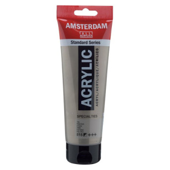 Farba akrylowa - Amsterdam - 815, Pewter, 250 ml
