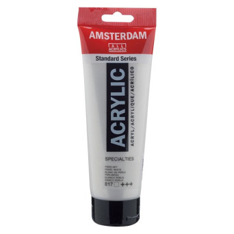 Acrylic paint - Amsterdam - 817, Pearl White, 250 ml