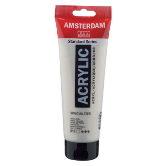 Acrylic paint - Amsterdam - 818, Pearl Yellow, 250 ml