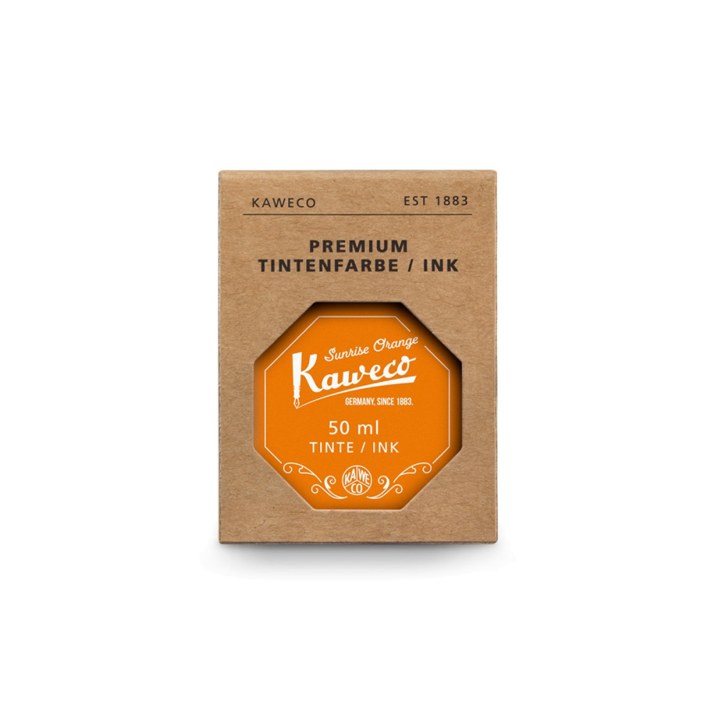 Atrament w butelce - Kaweco - Sunrise Orange, 50 ml
