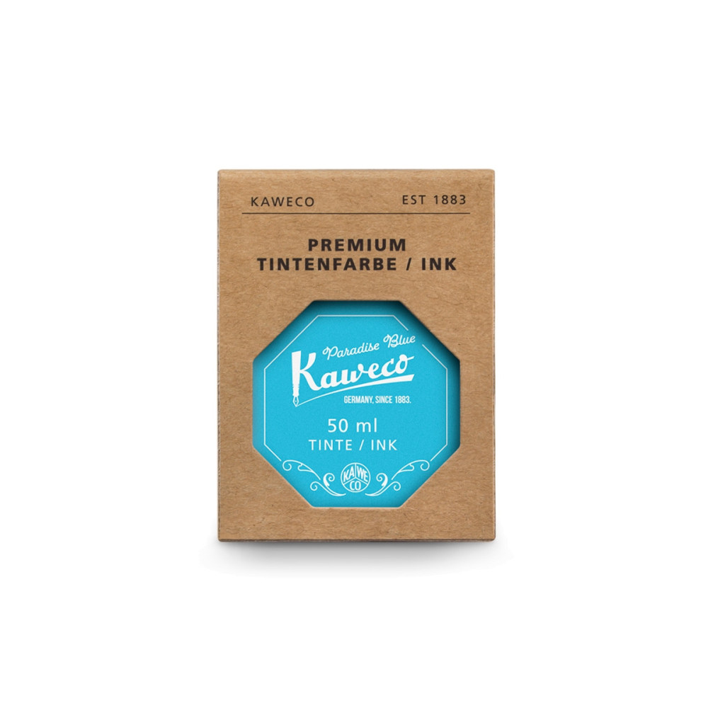 Calligraphy ink - Kaweco - Paradise Blue, 50 ml