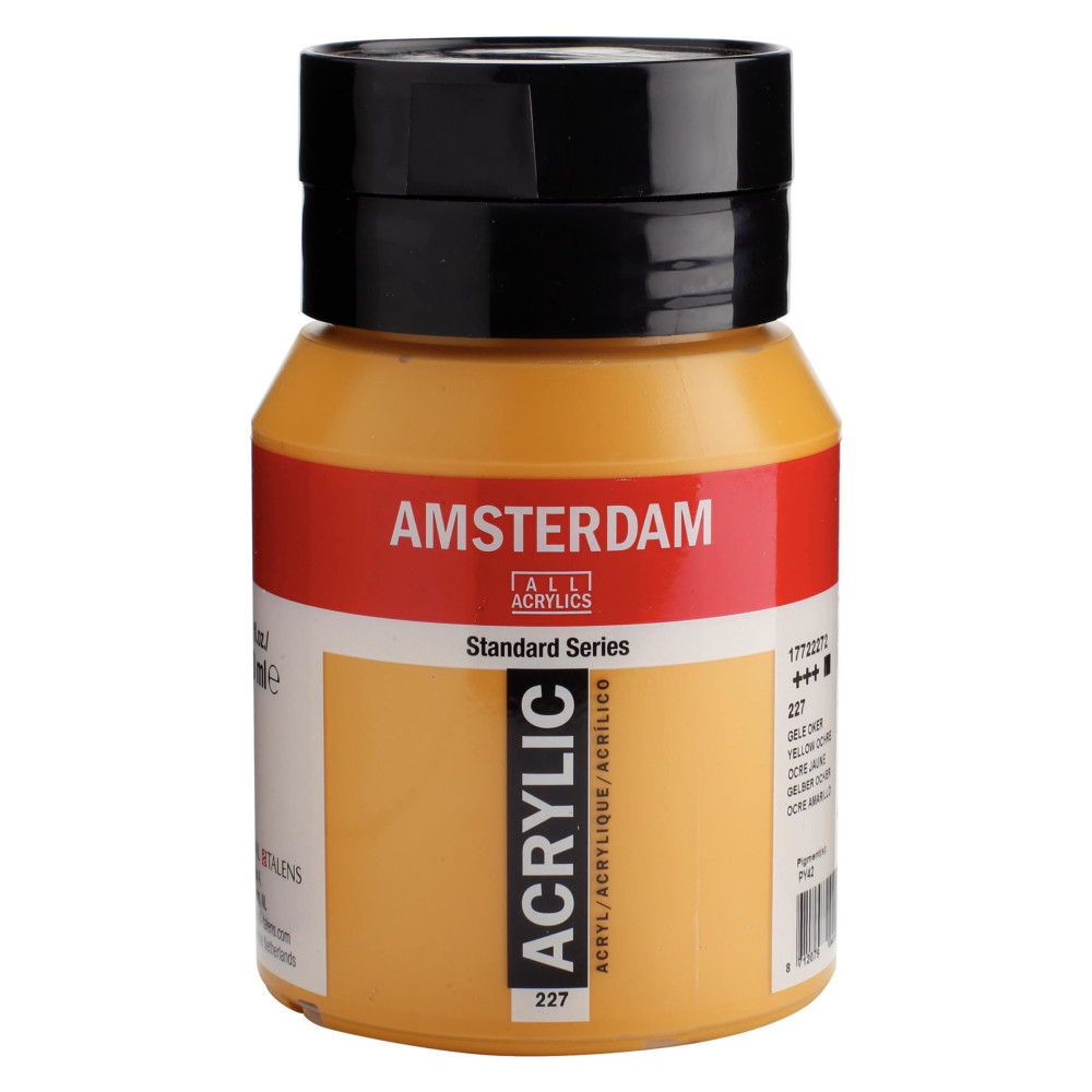 Farba akrylowa - Amsterdam - 227, Yellow Ochre, 500 ml