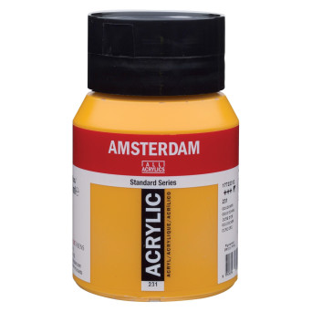 Farba akrylowa - Amsterdam - 231, Gold Ochre, 500 ml