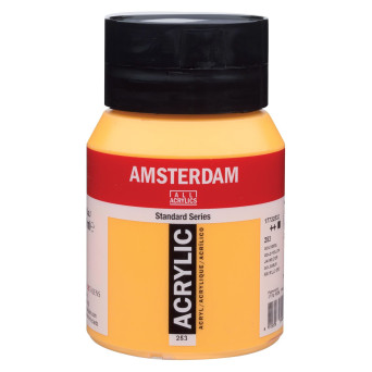 Farba akrylowa - Amsterdam - 253, Gold Yellow, 500 ml