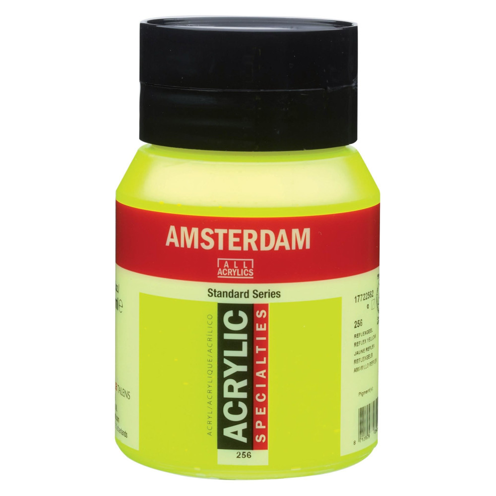 Farba akrylowa - Amsterdam - 256, Reflex Yellow, 500 ml