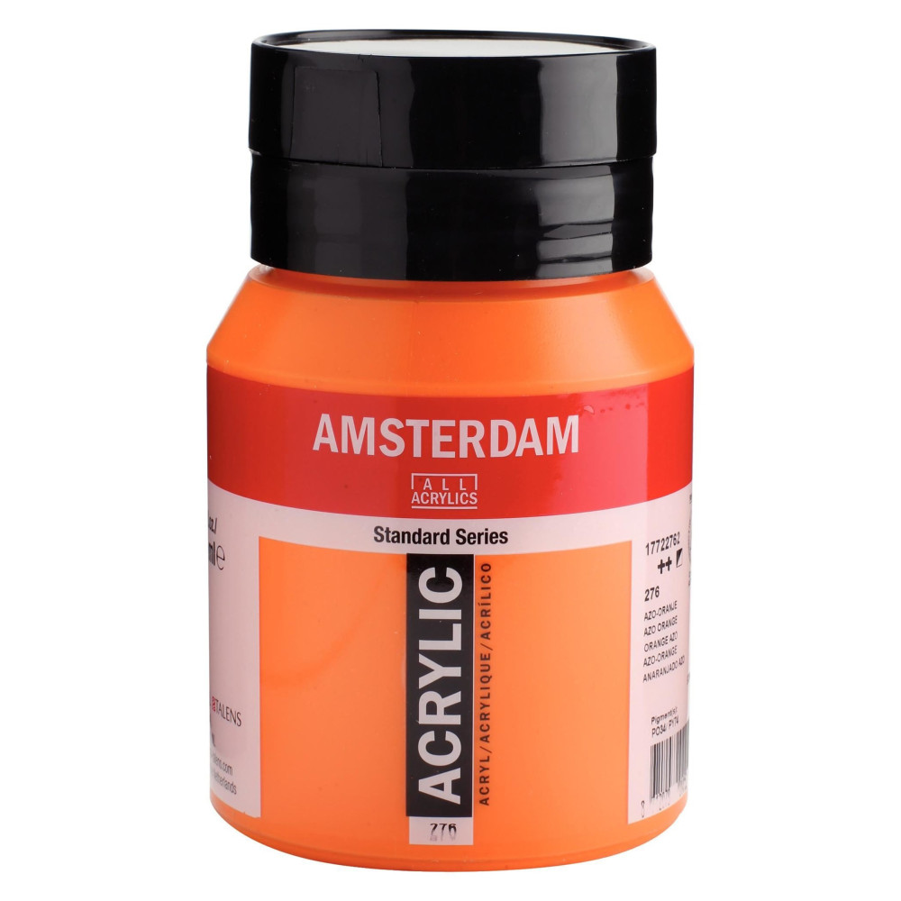 Farba akrylowa - Amsterdam - 276, Azo Orange, 500 ml