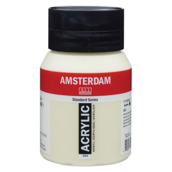 Acrylic paint in jar - Amsterdam - 282, Naples Yellow Green, 500 ml