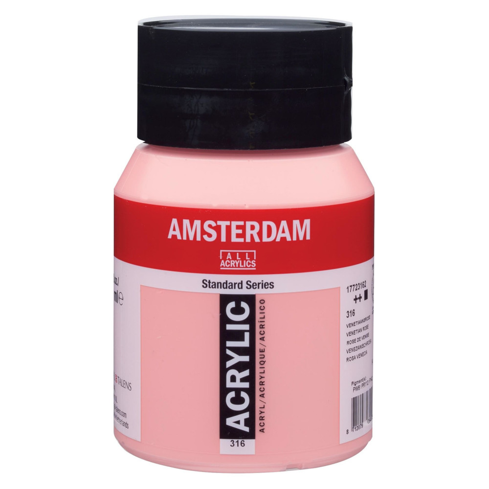 Farba akrylowa - Amsterdam - 316, Venetian Rose, 500 ml