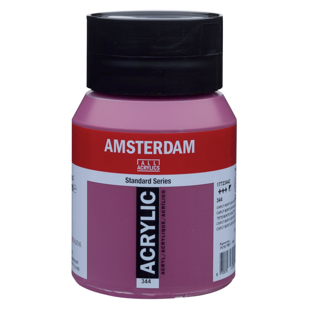 Farba akrylowa - Amsterdam - 344, Caput Mortuum Violet, 500 ml