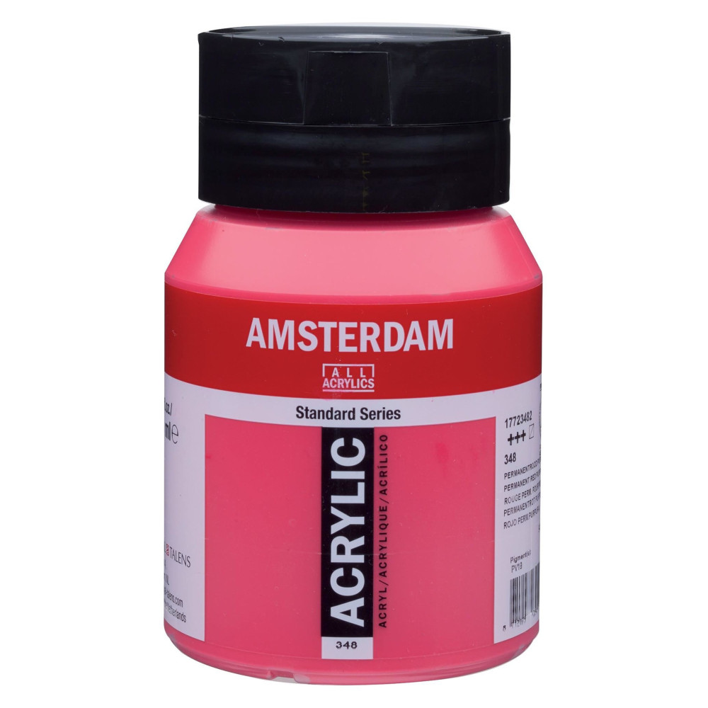 Farba akrylowa - Amsterdam - 348, Permanent Red Purple, 500 ml