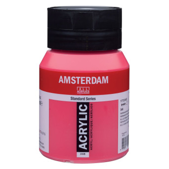 Farba akrylowa - Amsterdam - 348, Permanent Red Purple, 500 ml