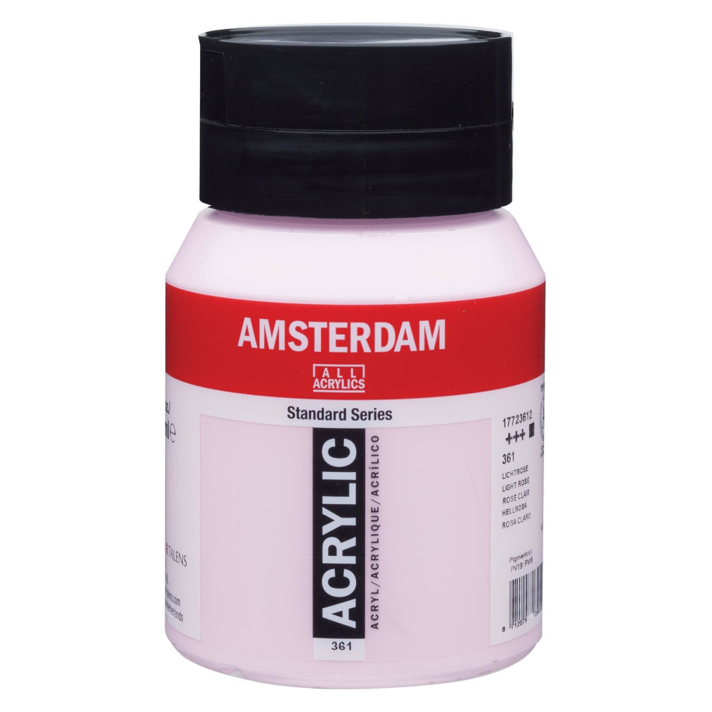 Farba akrylowa - Amsterdam - 361, Light Rose, 500 ml