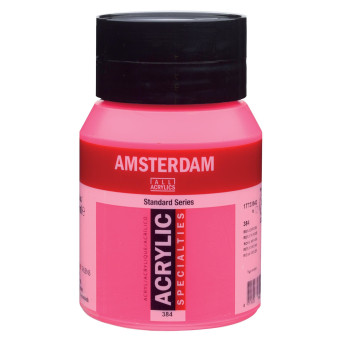 Acrylic paint in jar - Amsterdam - 384, Reflex Rose, 500 ml