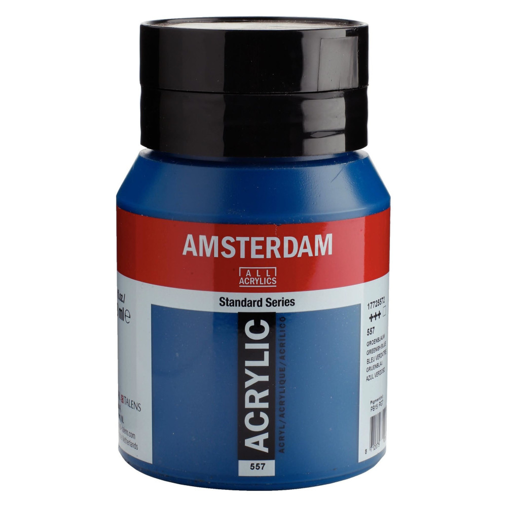 Farba akrylowa - Amsterdam - 557, Greenish Blue, 500 ml